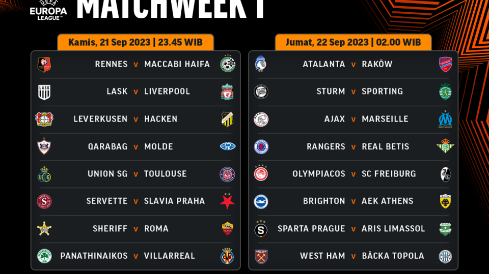 Siaran Langsung Liga Eropa