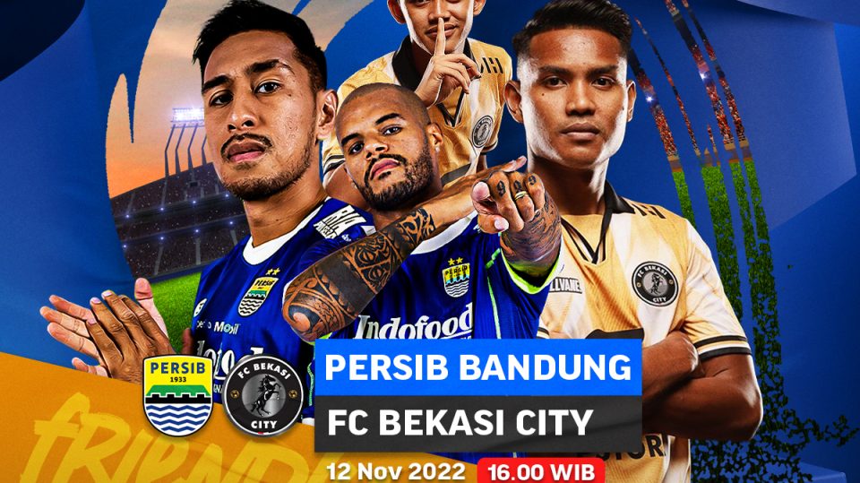 Link Live Streaming Persib Bandung vs Bekasi City FC