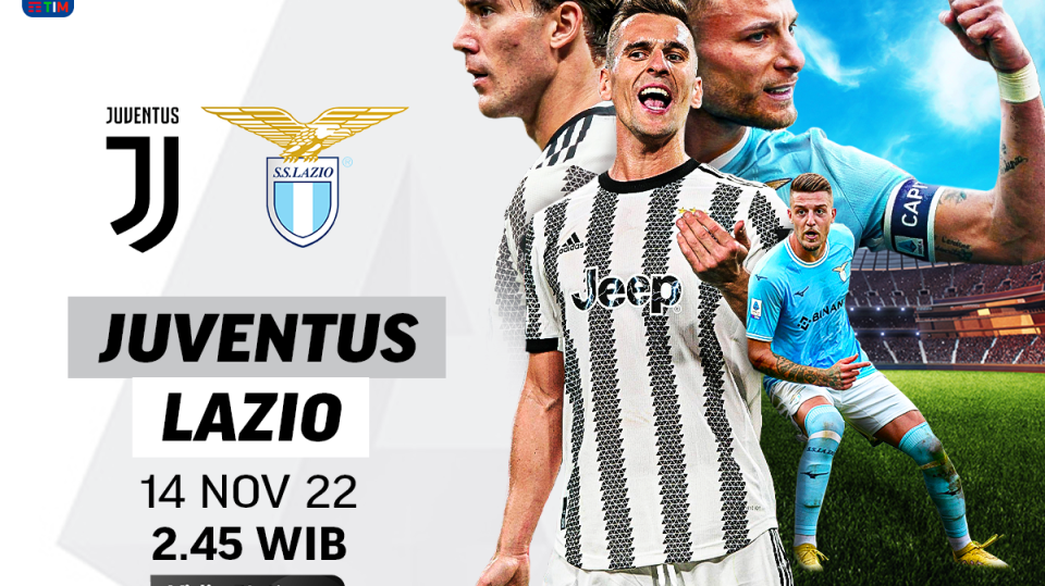 Link Live Streaming Juventus vs Lazio di Serie A Malam Ini