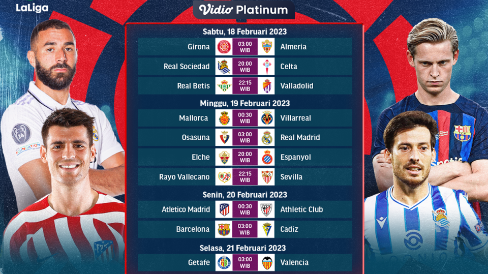 Liga Spanyol 2022/2023 Matchday 22
