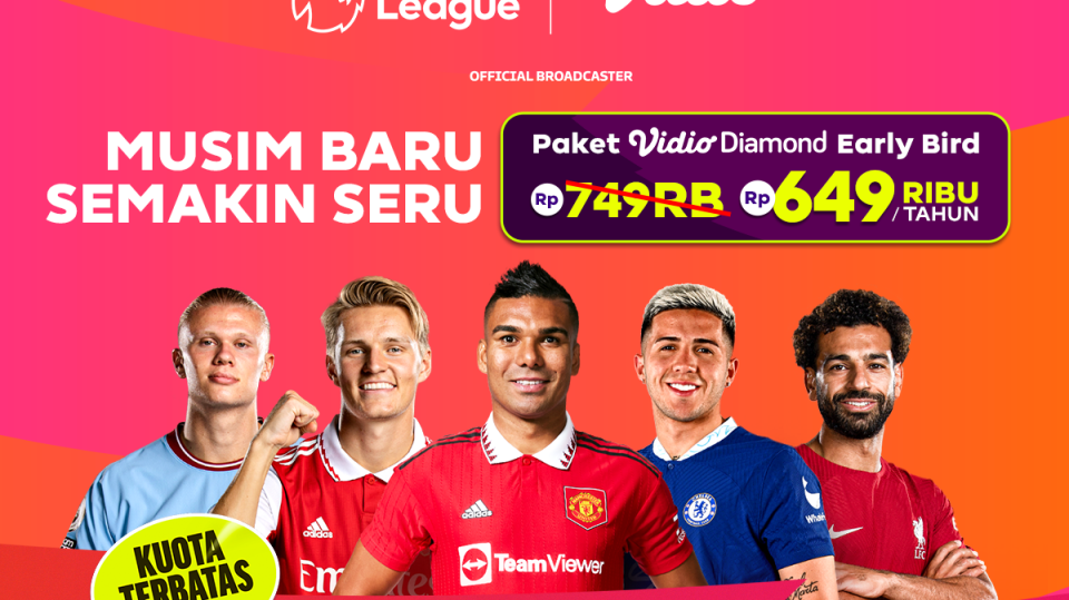 Promo Liga Inggris 2023/2024 di vidio