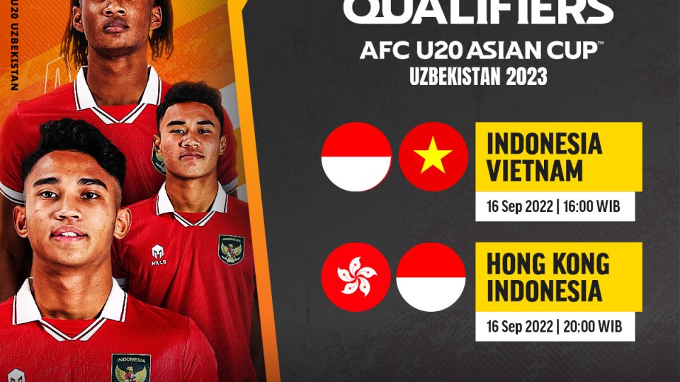 Jadwal Timnas Indonesia U-20 di Kualifikasi Piala Asia U-20 2023