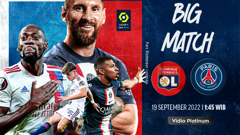 Link Live Streaming Lyon vs PSG