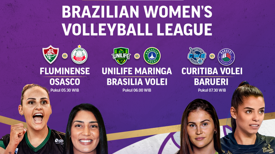 Ini Jadwal dan Link Live Streaming Brazilian Women’s Superliga 2021/22 Pekan 12