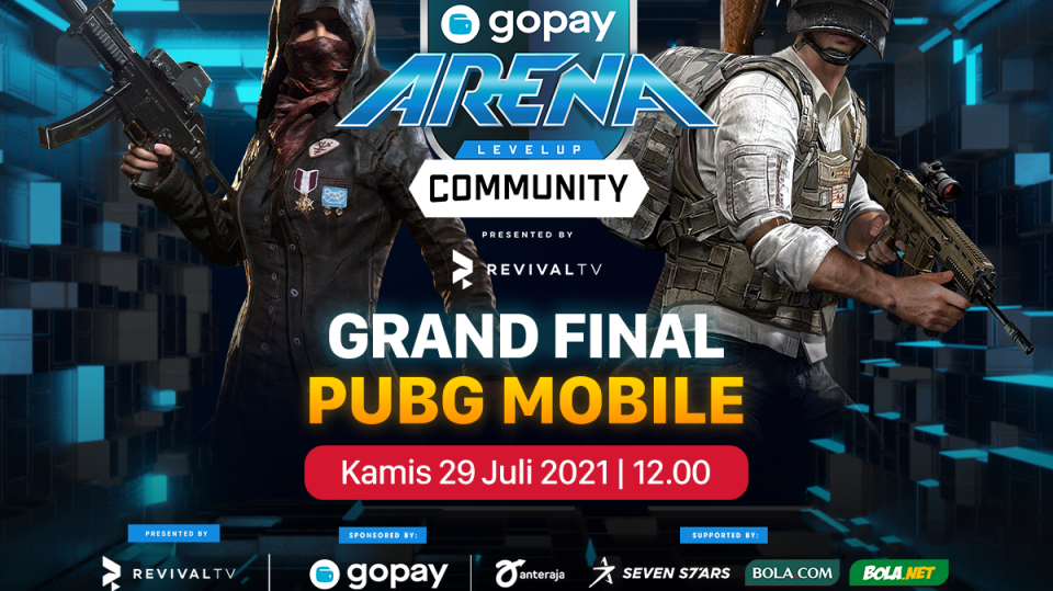 live streaming gopay arena level up community pubg mobile