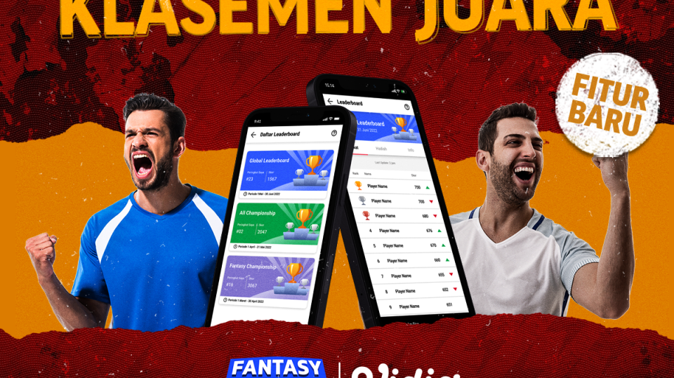 Fitur Baru Fantasy Team: Leaderboard Klasemen Juara