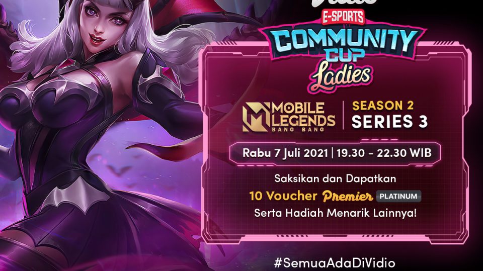 Streaming Vidio Community Cup Ladies