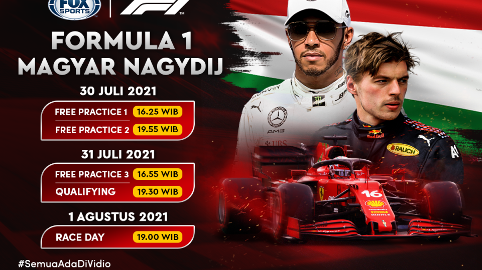 live streaming formula 1 hungaria