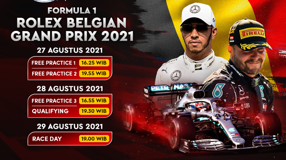 Link Live Streaming F1 GP Belgia 2021 di FOX Sports