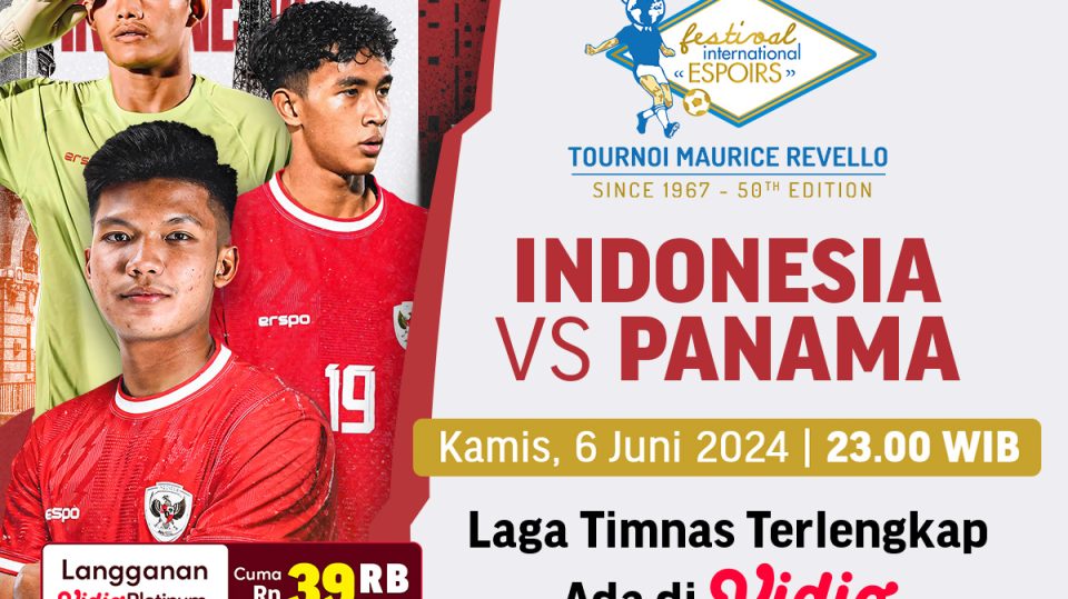 Jadwal Siaran Langsung Indonesia U-20 vs Panama Toulon Cup 2024