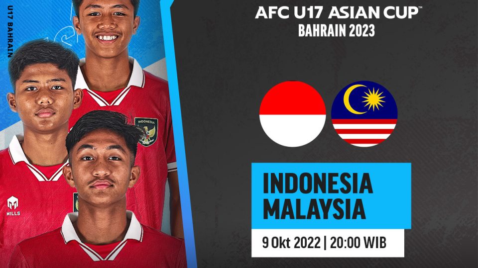 Link Live Streaming Indonesia vs Malaysia di Kualifikasi Piala Asia U-17 2023