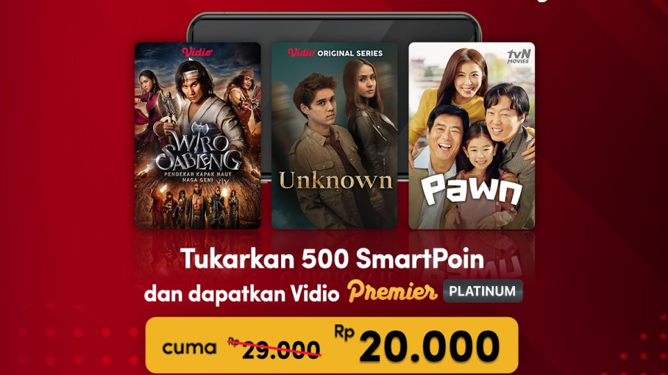 Beli Vidio Premier Platinum Murah Khusus Pengguna Smartfren!