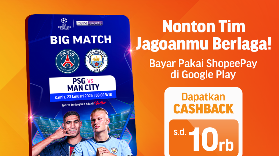 Promo Direct Cashback ShopeePay