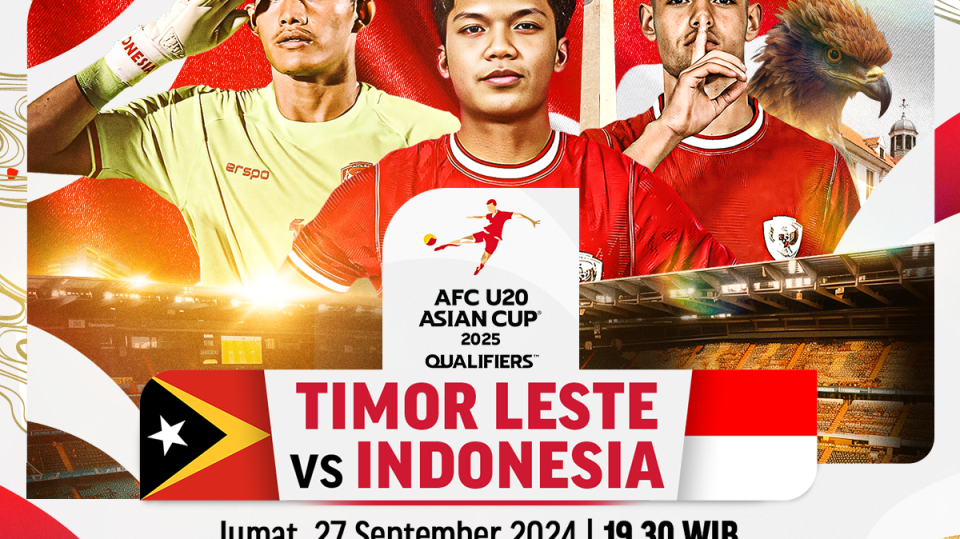 Pertandingan Timor Leste vs Indonesia U20