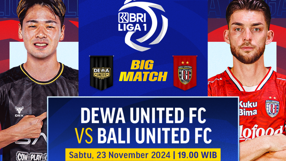 link siaran langsung dewa united vs bali united bri liga 1