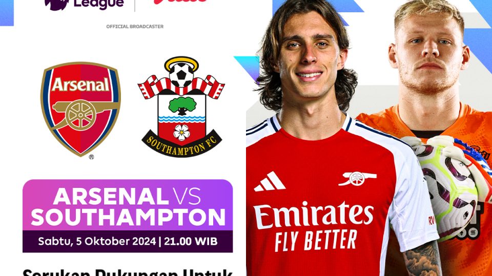 Liga Inggris Arsenal vs Southampton