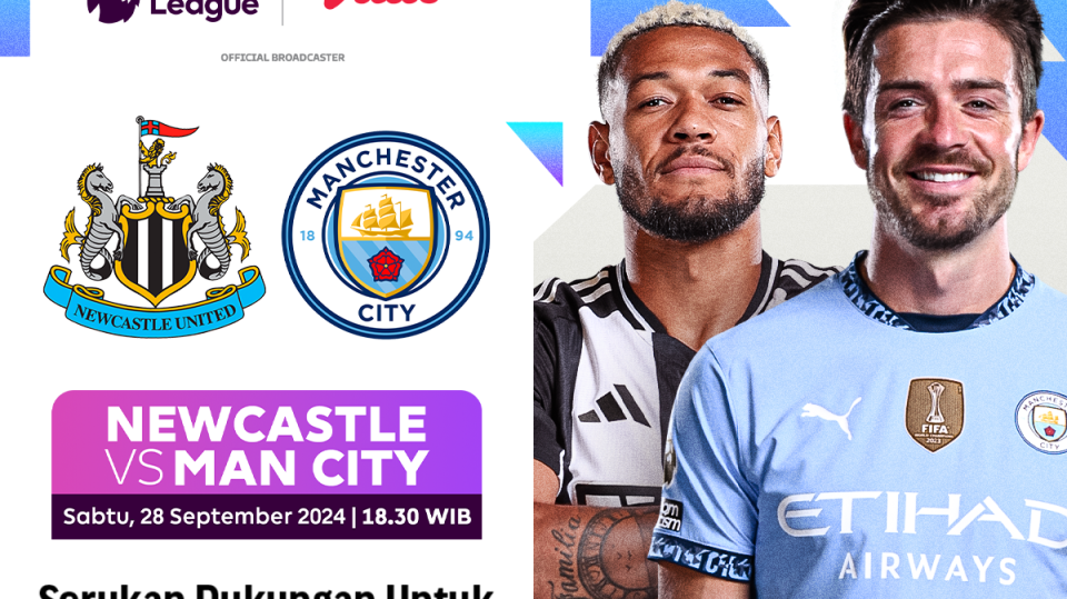 Streaming Liga Inggris Newcastle vs Manchester City