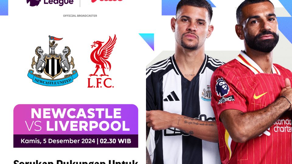 link siaran langsung newcastle vs liverpool liga inggris