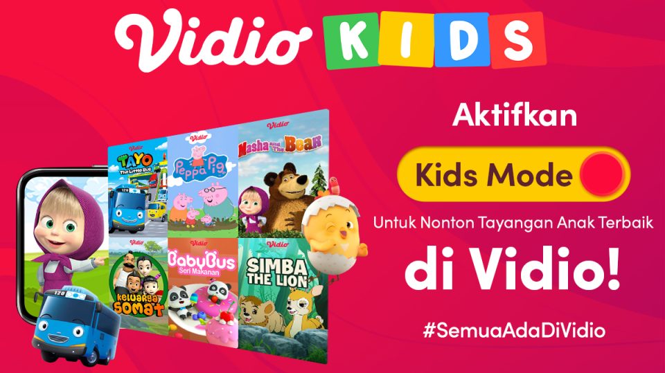kids mode Vidio