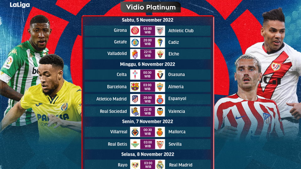 Jadwal Liga Spanyol 2022/23 Pekan 13