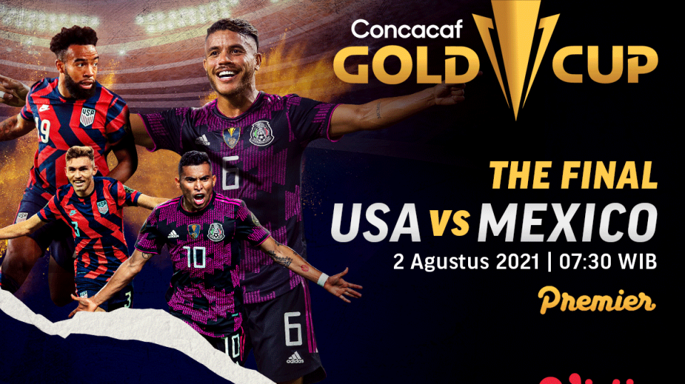 Live Streaming Piala Emas CONCACAF 2021: Amerika Serikat Vs Meksiko