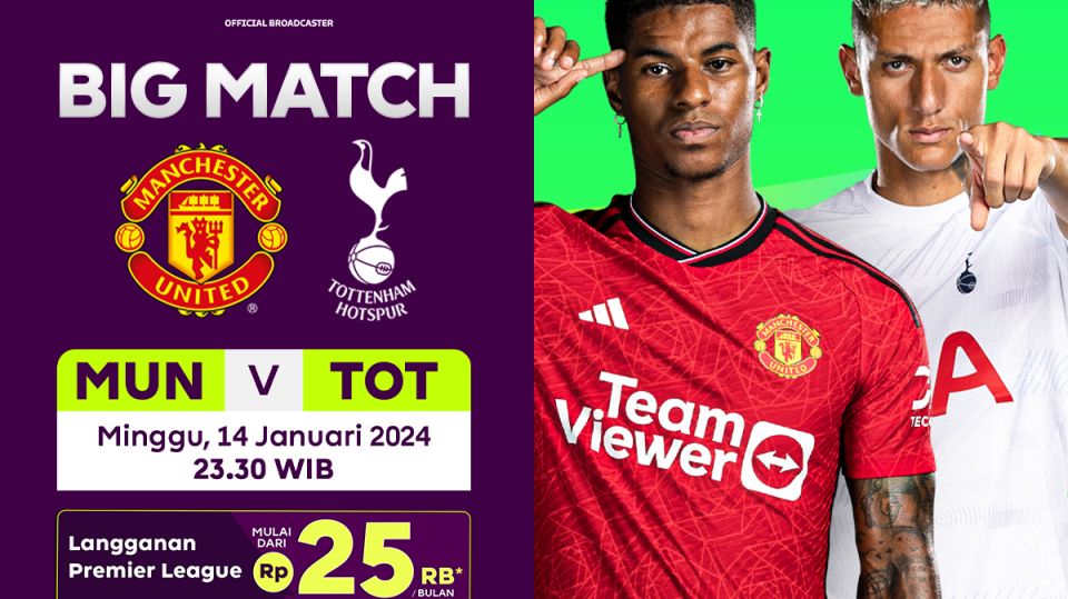 Link streaming MU vs Tottenham