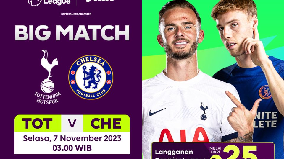 Hasil pertandingan Tottenham vs Chelsea: Skor 1-4, Selasa (7/11/2023) Vidio