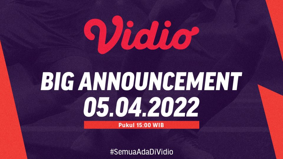 Bersiap Kejutan Spesial, Sore Ini Ada Pengumuman Besar dari Vidio