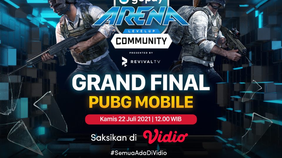 live streaming gopay arena level up community pubg mobile grand final week 17