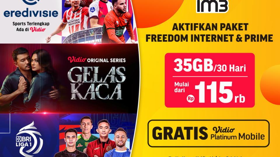 Freedom Internet & Prime dari IM3