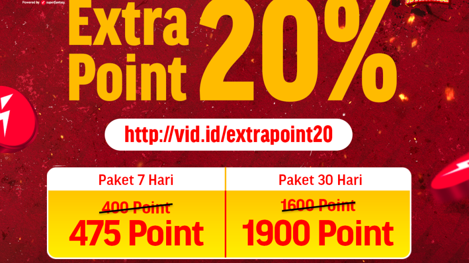 Beli Paket Champions Goal TV, Dapat 20% Extra Point di Fantasy Team!