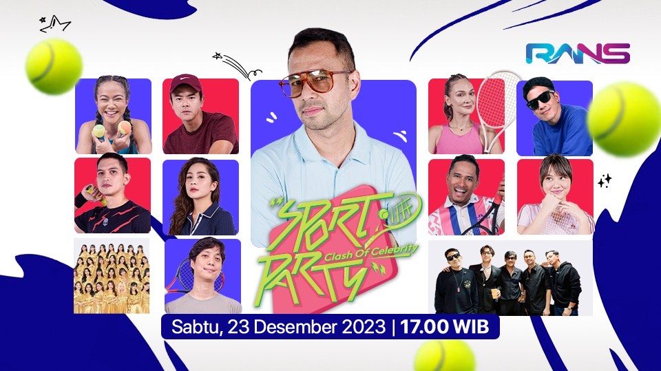 Sport Party, Clash of Celebrity. Sabtu, 23 Desember 2023. Saksikan di Vidio!