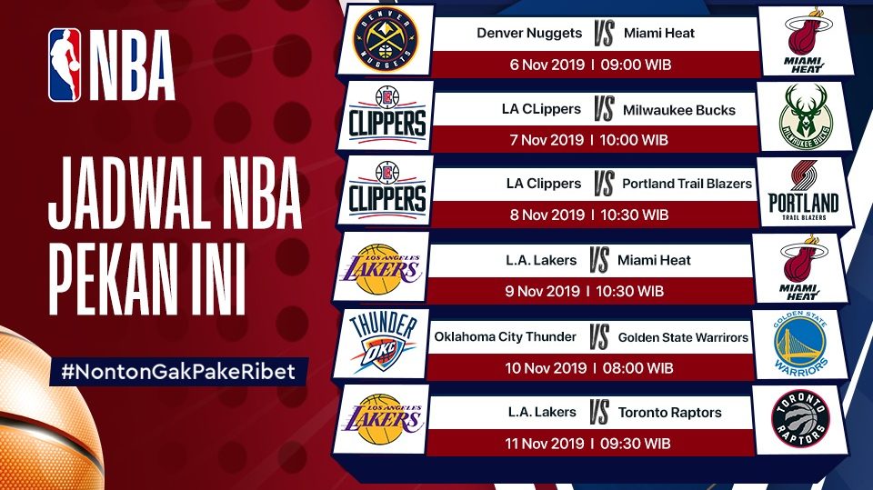 Jadwal Pertandingan NBA