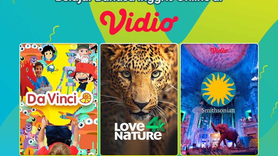 belajar bahasa inggris online di Vidio