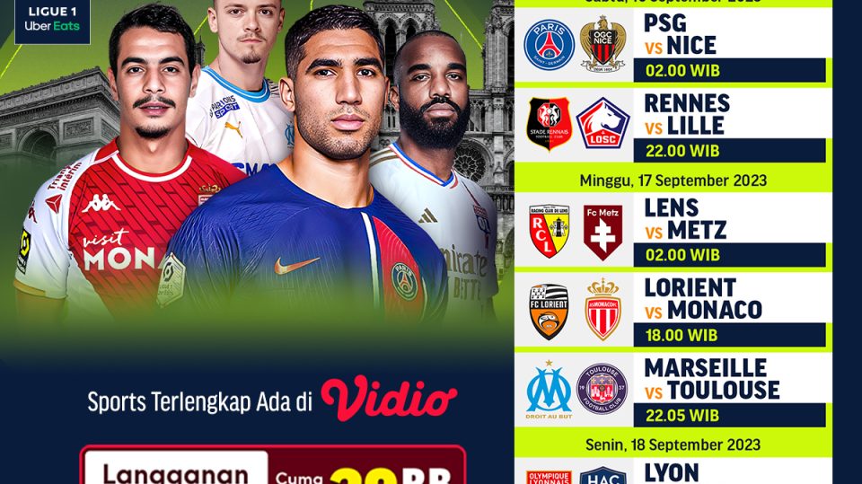 jadwal ligue 1 gameweek 5