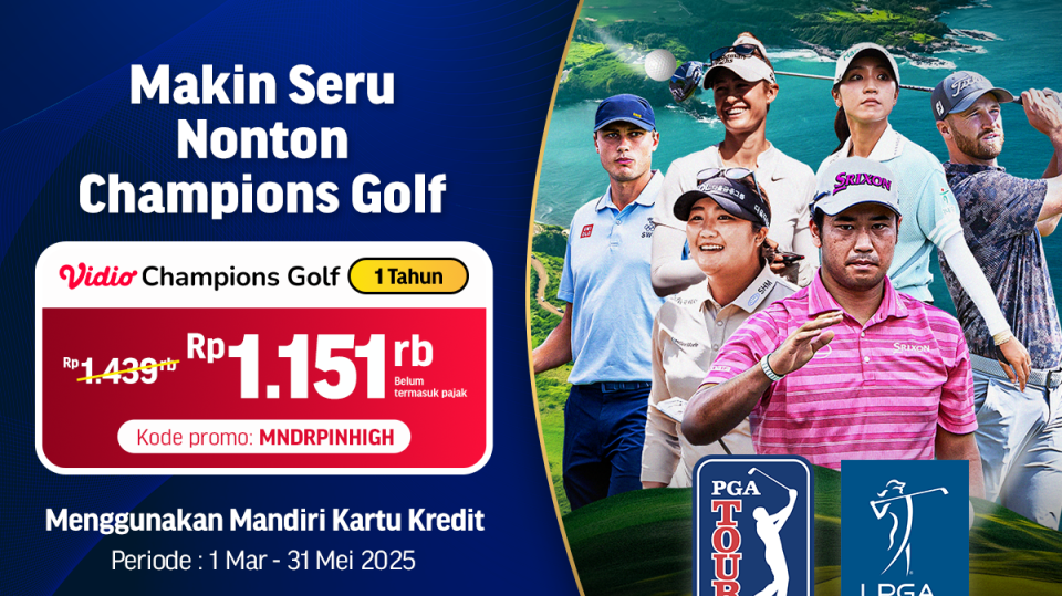 Vidio Champions Golf 1 Tahun