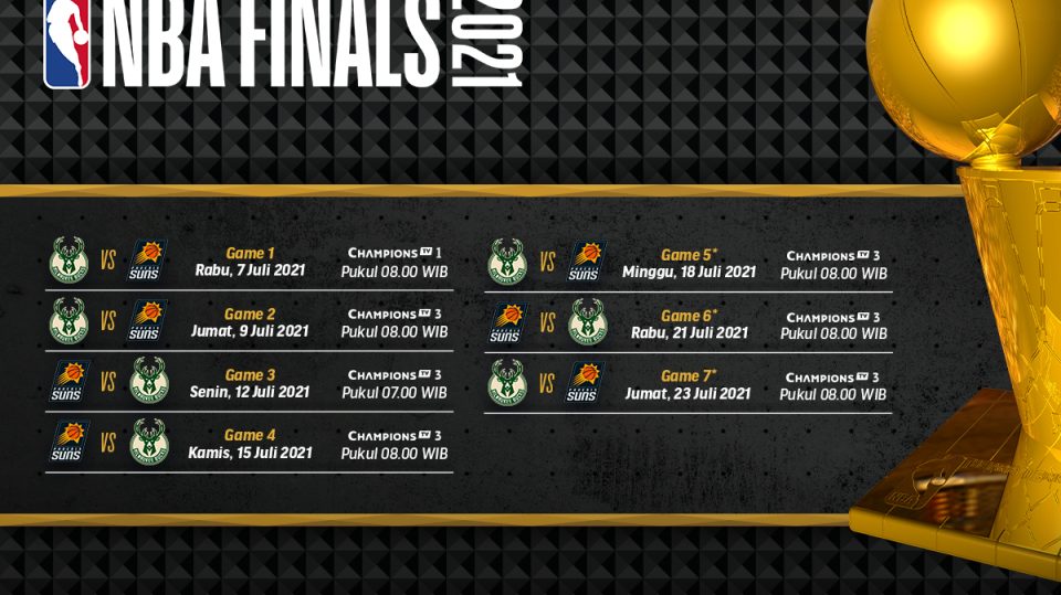 Final NBA 2021 Suns vs Bucks