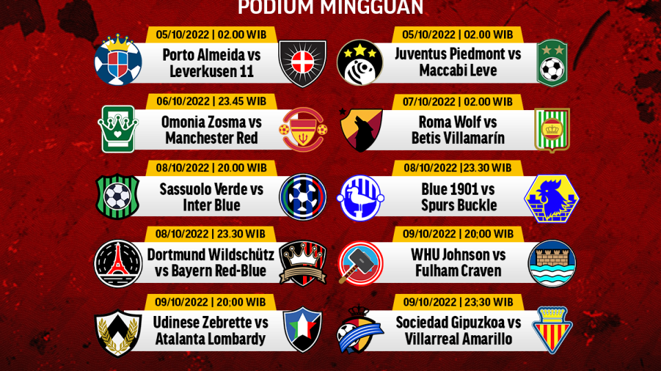 Ikuti Keseruan Bermain Klasemen Juara - Podium Mingguan 5-9 Oktober!