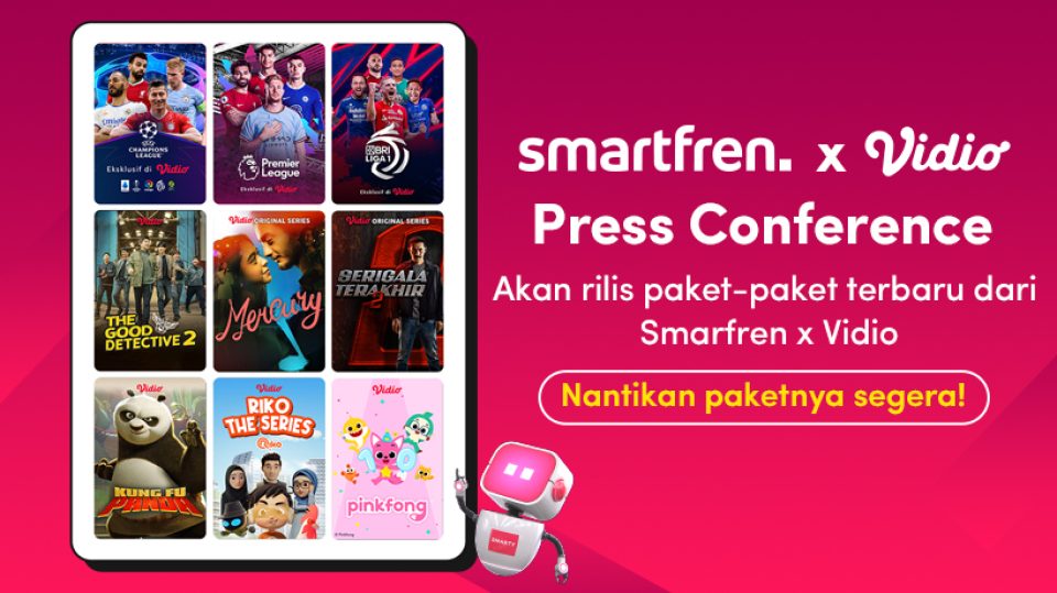 Kolaborasi Smartfren dan Vidio untuk Menyediakan Ragam Konten Terbaik!