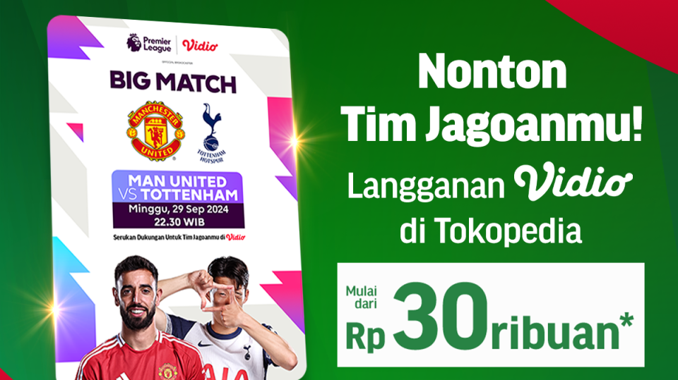 Tokopedia Vidio Platinum