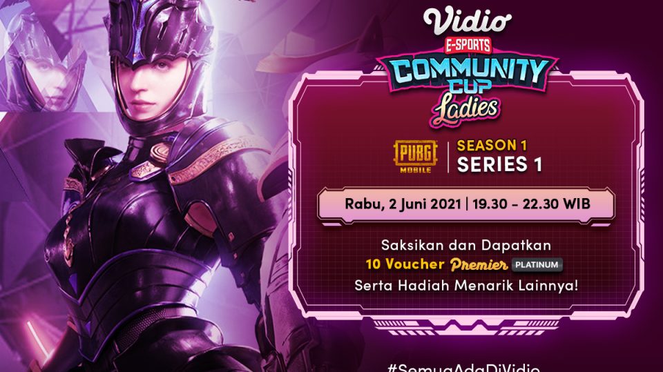Streaming Vidio Community Cup Ladies