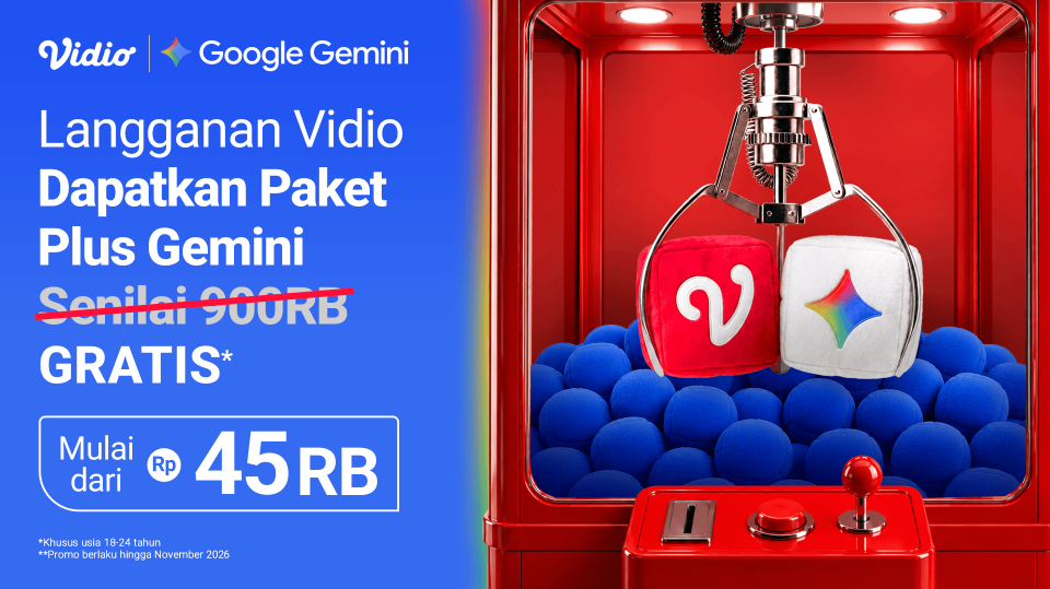Vidio x Gemini
