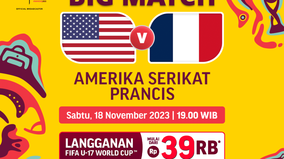 Jadwal dan Link Streaming Amerika Serikat vs Prancis, 18 November 2023. Piala Dunia U-17