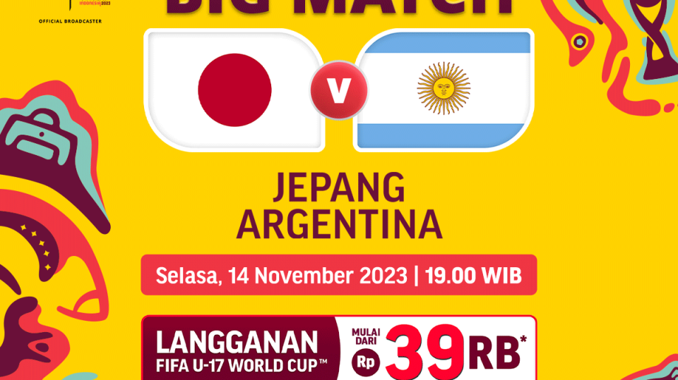 Jadwal dan link streaming Jepang vs Argentina, Selasa, 14 November 2023. Piala Dunia U-17
