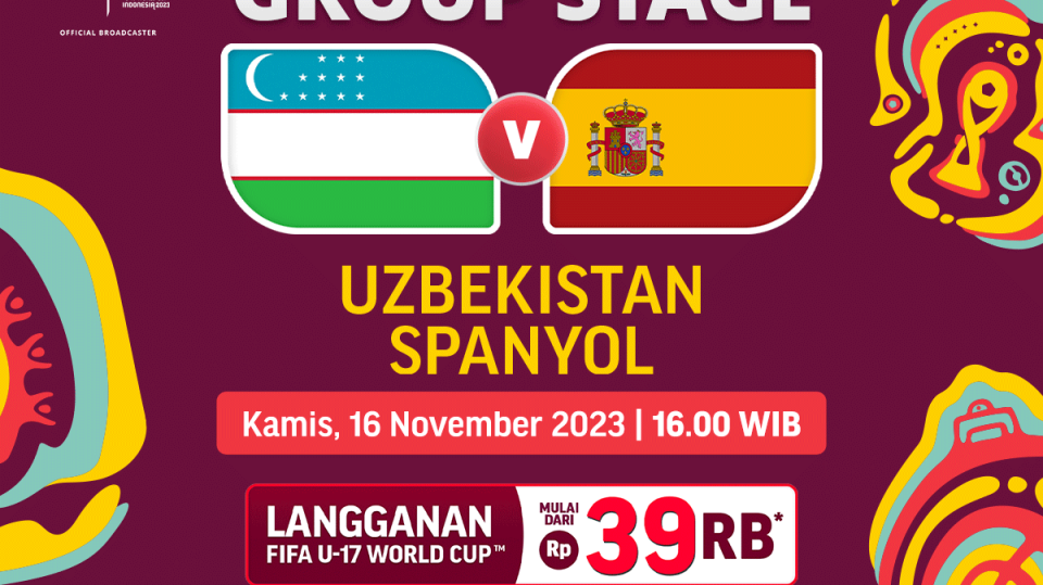 Jadwal Link Streaming Uzbekistan vs Spanyol, Kamis, 16 November 2023 di Vidio