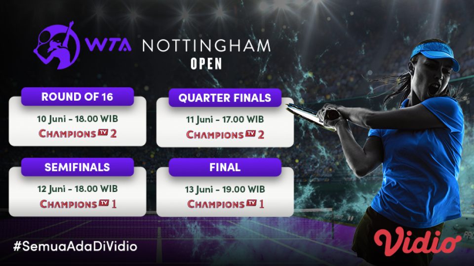 Jadwal WTA Viking Open Notthingham