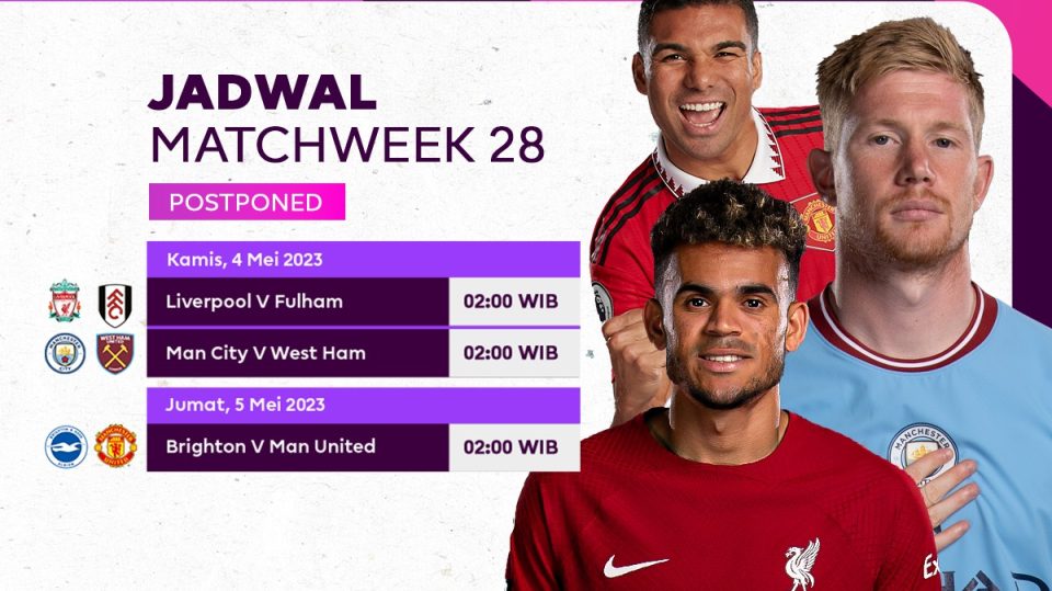 Jadwal Live Streaming Premier League Matchday 28 Postpone
