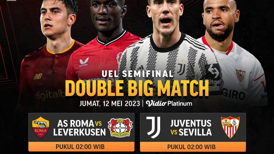 Jadwal Live Streaming Liga Europa Semifinal Leg Pertama