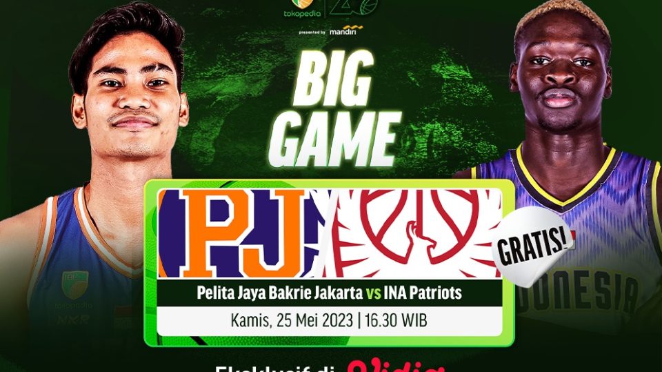 Live Streaming Pelita Jaya vs INA Patriots