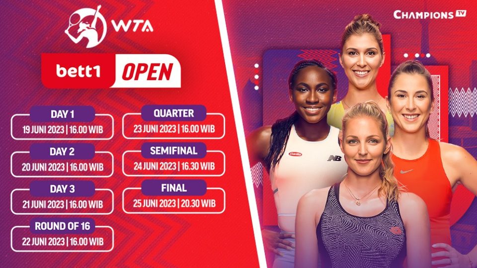 Jadwal WTA 500: Bett1 Open 2023 Jadwal WTA 500: Bett1 Open 2023